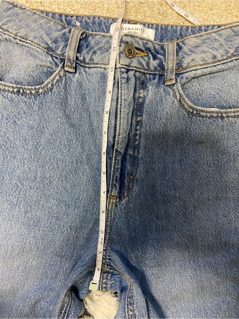Dynamite Heidi Light Blue High-Rise Wide-Leg Jeans - Picture 5 of 6